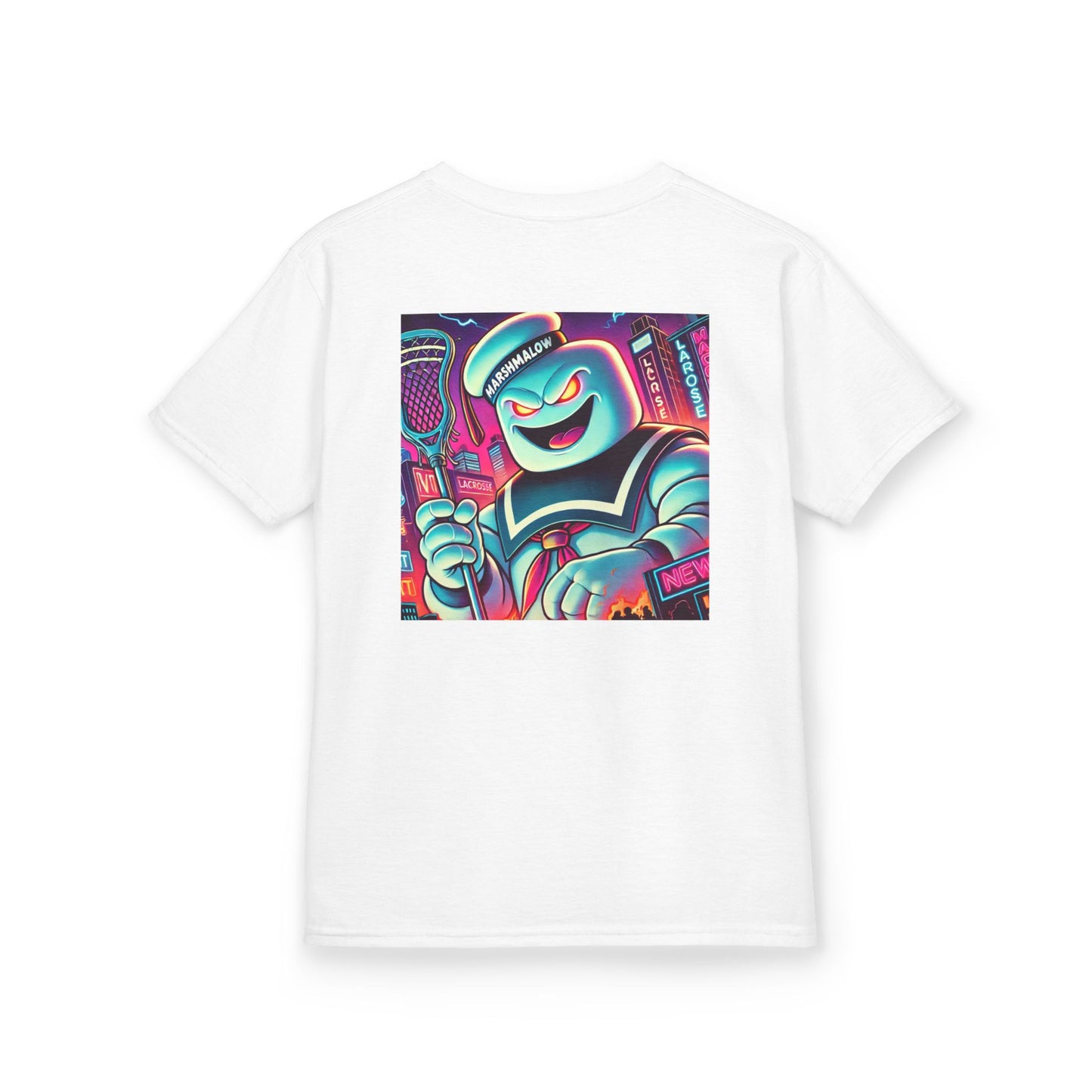 Can Marshmellow Menace Kids Tee